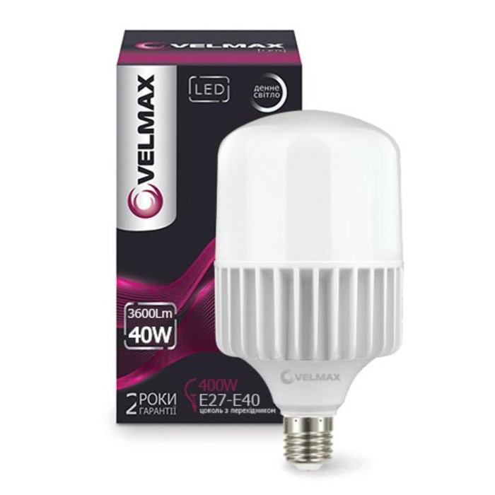 купить купить LED лампа V-A145 100W E40 6500K 9000Lm VELMAX (Велмакс)  
