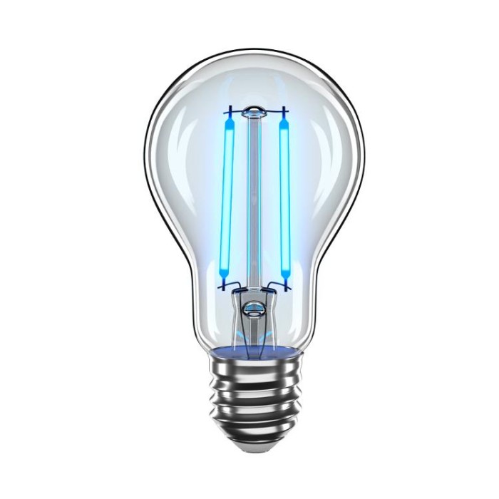 купить купить LED лампа филаментная V-Filament-A60 2W E27 синий 200Lm VELMAX (Велмакс)  