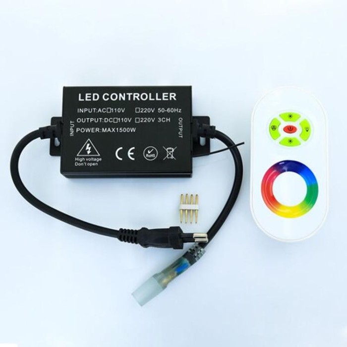 купить купить Контроллер RGB Neon 220B 1200W-RF5-N  