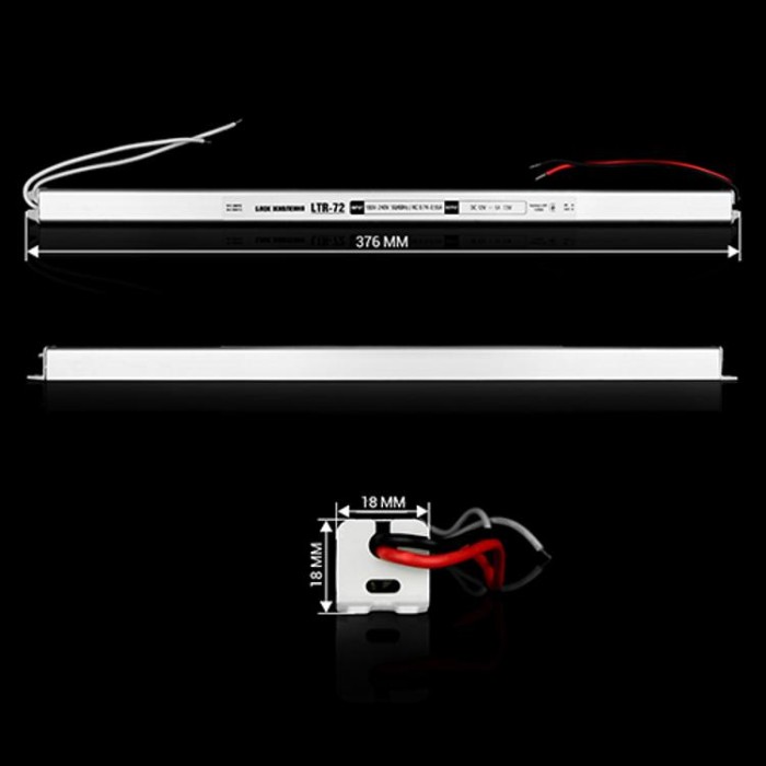 купить купить Блок питания OEM DC12 72W 6А LTR-72-12 stick  