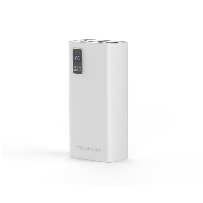 купить купить Повербанк TITANUM 728S 30000mAh 22.5W White  