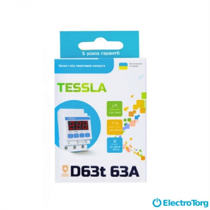 купить купить Реле напряжения D63 t-D63A (с термозащитой)Tessla  