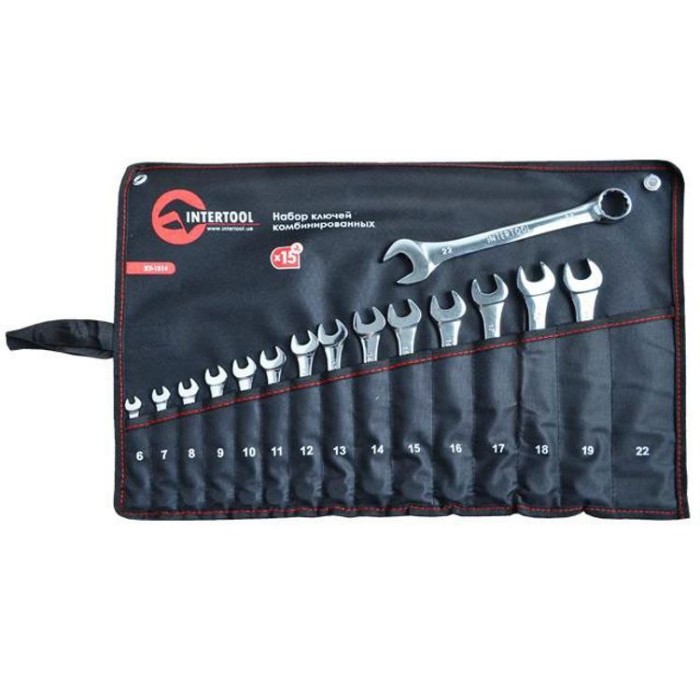 купить купить Набор комбинированных ключей 15 шт. INTERTOOL XT-1514  