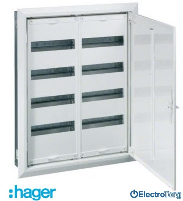 купить купить Щит Univers IP44/II 650x550x161мм 104 мод. Hager (Хагер)  