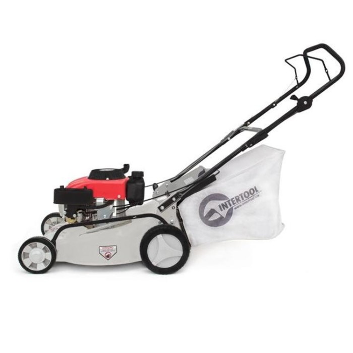 купить купить Газонокосилка бензиновая 4,5 HP; 3,4 кВт; ширина среза 460 мм INTERTOOL LM-4545  