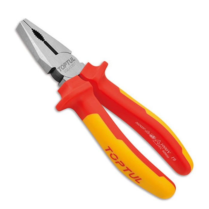 купить купить Пассатижи электрика 7&quot; 1000V VDE TOPTUL DGCA2207  