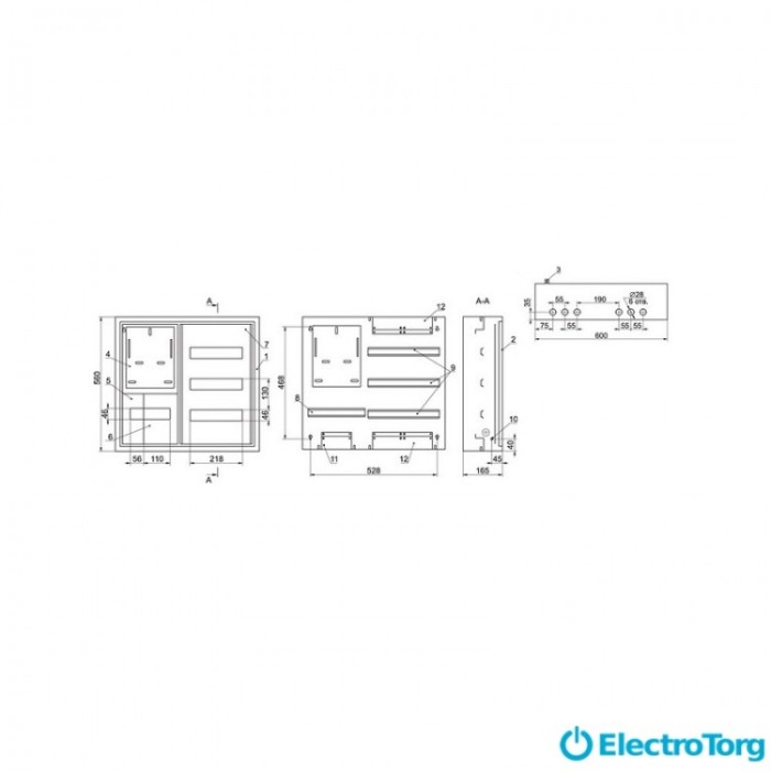 купить купить Корпус металлический ЩУРн-3/42зо-1 36 УХЛ3 IP31 ИЭК(IEK)  