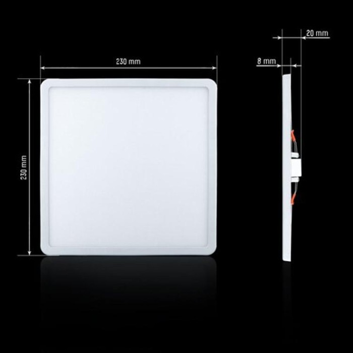 купить купить Светильник светодиодный Biom СL-S24W-5 24Вт квадратный 5000К  