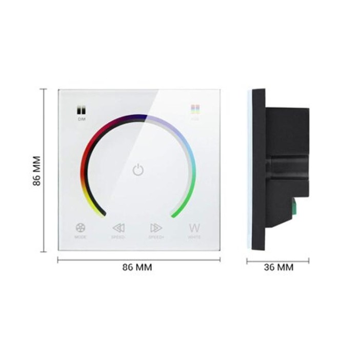 купить купить Контроллер RGB OEM 12A-Touch white встраиваемый  