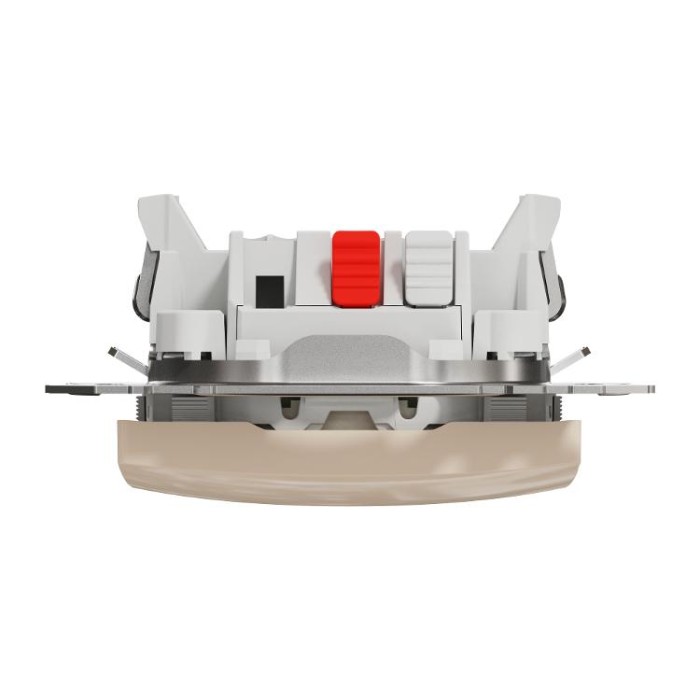 Одноклавішний вимикач з підсвіткою Бежевий Sedna Design Schneider Electric