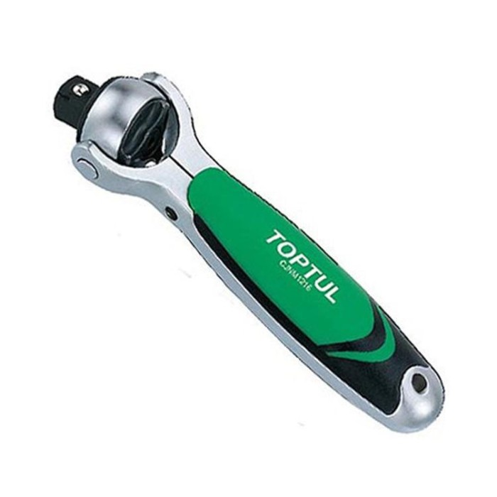 купить купить Трещотка 1/2&quot; с шарниром (360°) TOPTUL 72 зубца укороченная CJNM1616  
