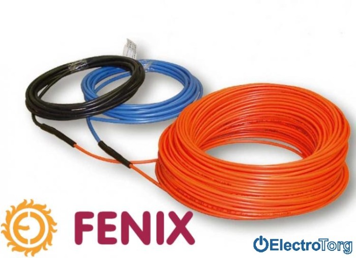 купить купить Нагревательный кабель одножильный ASL 1P 18 Вт/м 450 Вт 24 м Fenix (Феникс)  