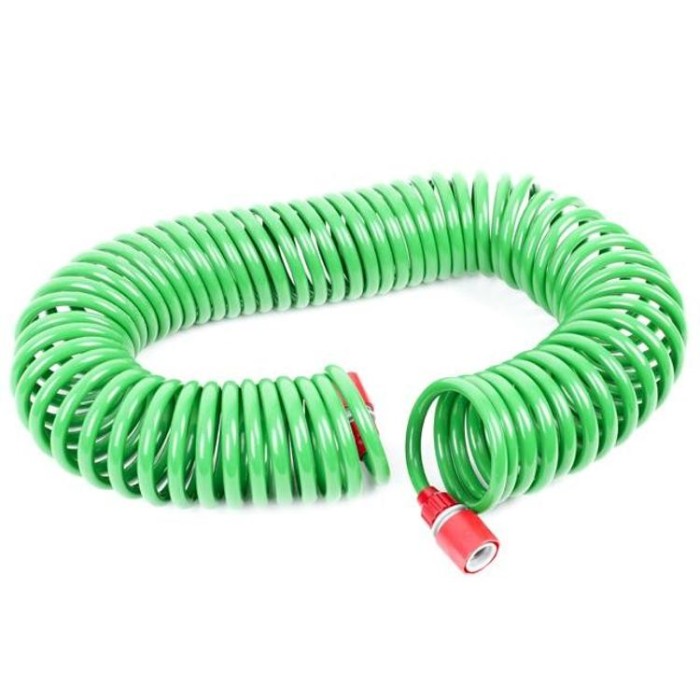 купить купить Шланг для полива спиральный 15 м с конекторами INTERTOOL GE-4002  