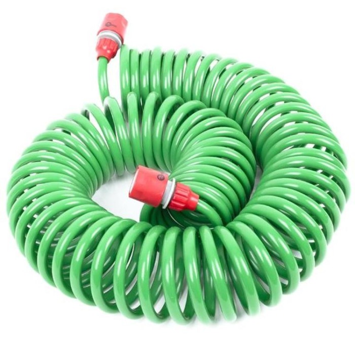купить купить Шланг для полива спиральный 15 м с конекторами INTERTOOL GE-4002  