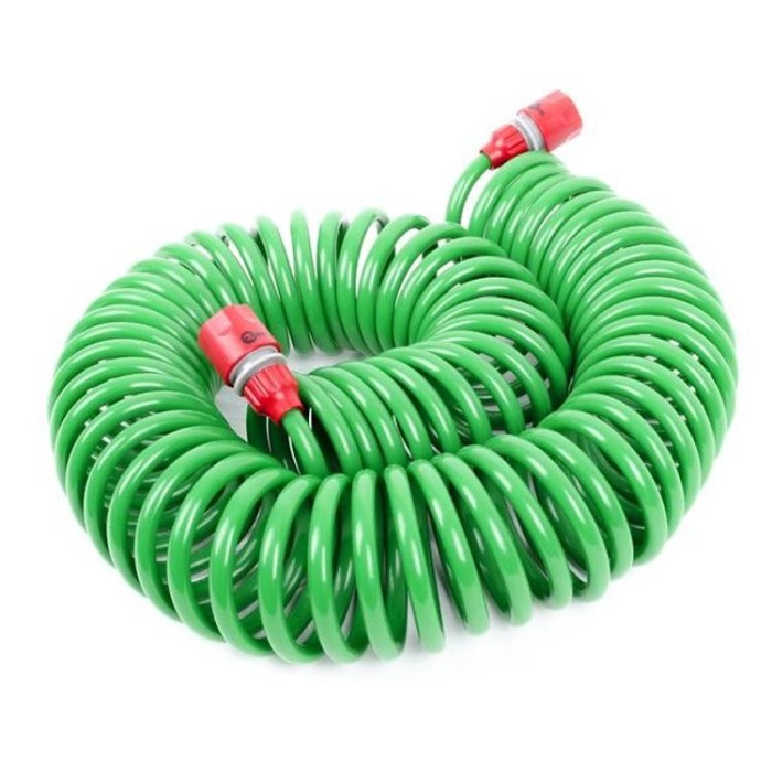 купить купить Шланг для полива спиральный 15 м с конекторами INTERTOOL GE-4002  
