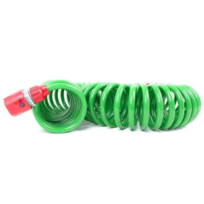 купить купить Шланг для полива спиральный 15 м с конекторами INTERTOOL GE-4002  