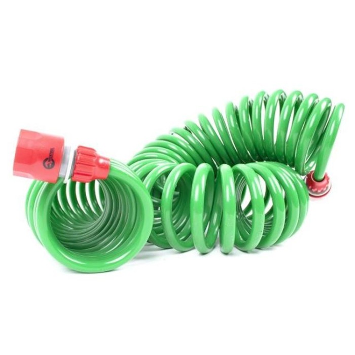 купить купить Шланг для полива спиральный 15 м с конекторами INTERTOOL GE-4002  