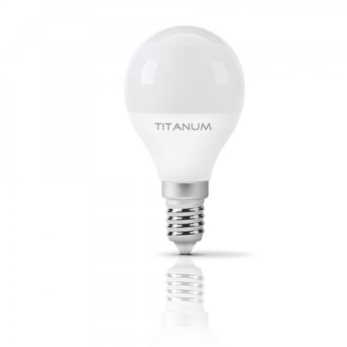 купить купить LED лампа TITANUM G45 6W E14 4100K  