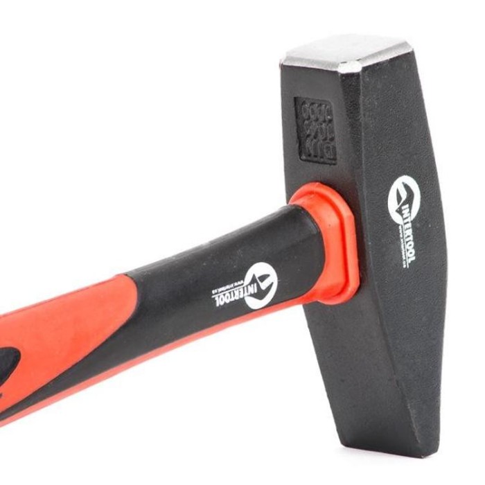 купить купить Молоток 1000 г, ручка из фибергласса INTERTOOL HT-0210  