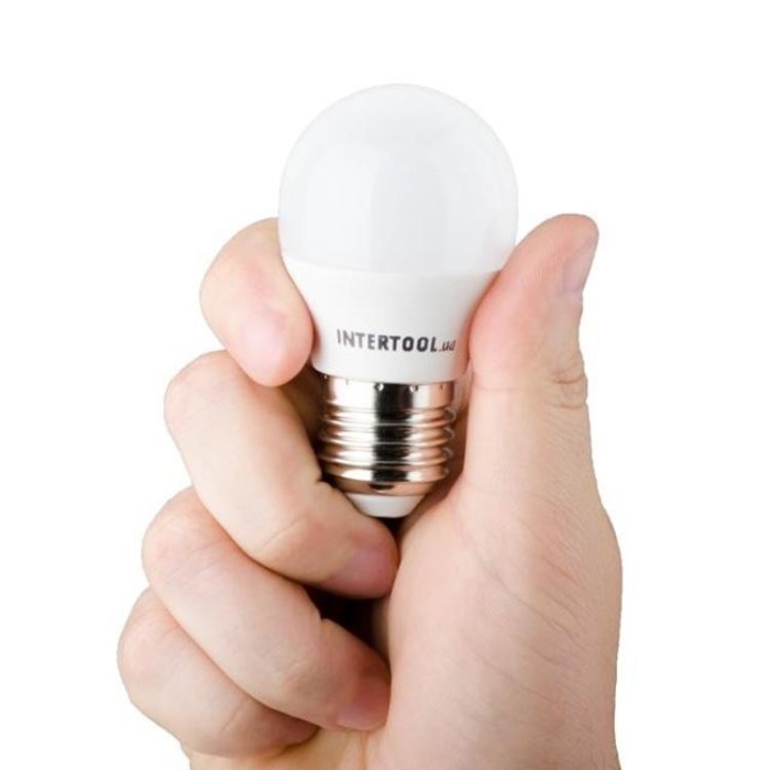 купить купить Светодиодная лампа LED 5Вт, E27, 220В, INTERTOOL LL-0112  