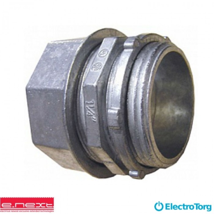 купить купить Ввод металлический e.industrial.pipe.dir.collet.1/2, цанговый E-next  