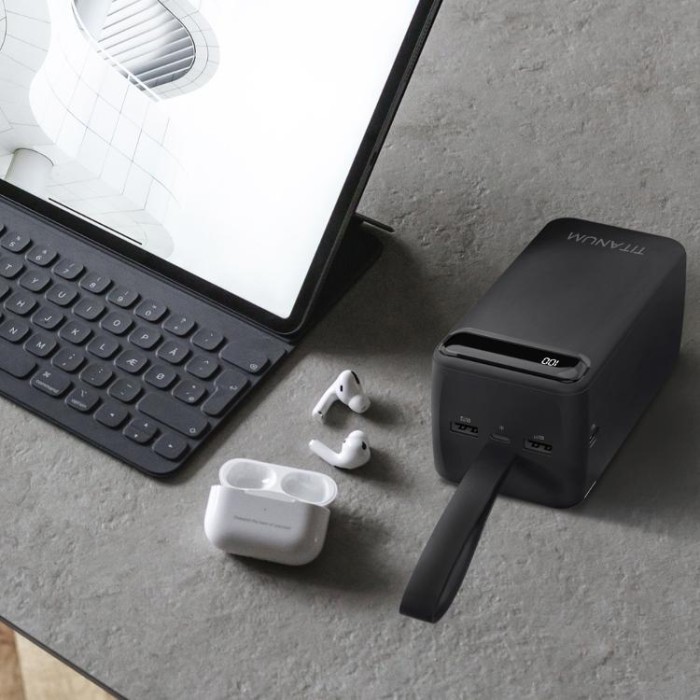 купить купить Повербанк TITANUM 741 Black 50000mAh  