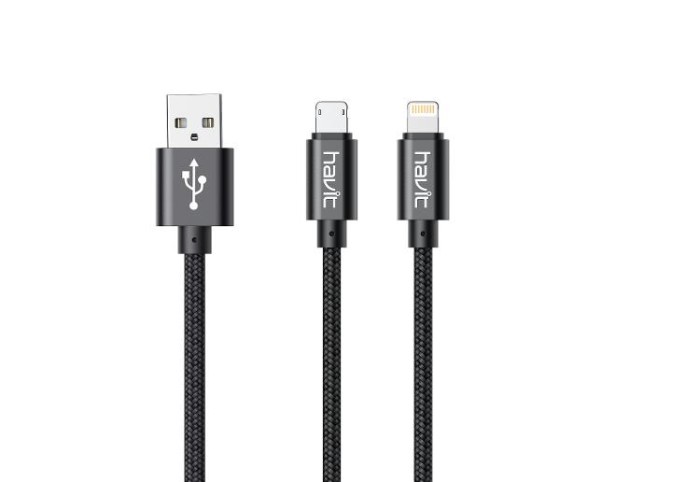 купить купить Кабель HAVIT HV-CB336 Micro USB + Lightning 1м  