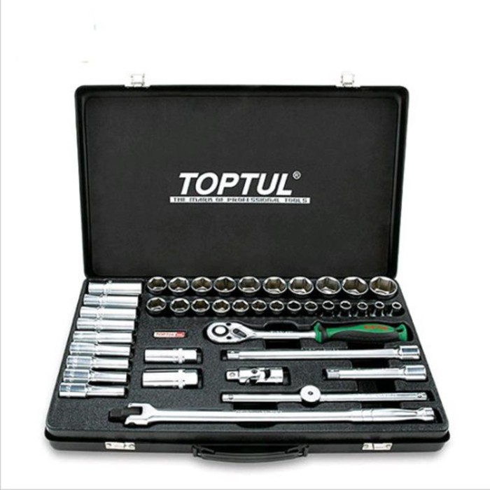 купить купить Комбинированный набор инструментов TOPTUL 1/2&quot; 41 ед. (короткие+длинные головки) GCAD4102  