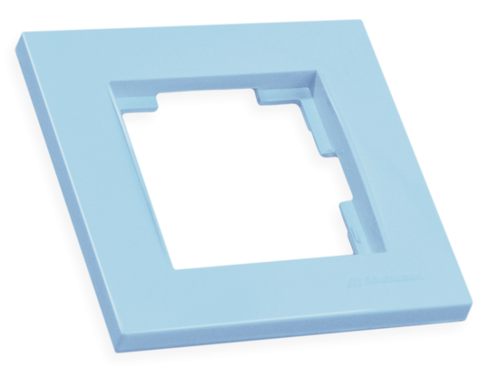 Рамка одномісна RITA, Mutlusan, голубий, (2220 800 1112)