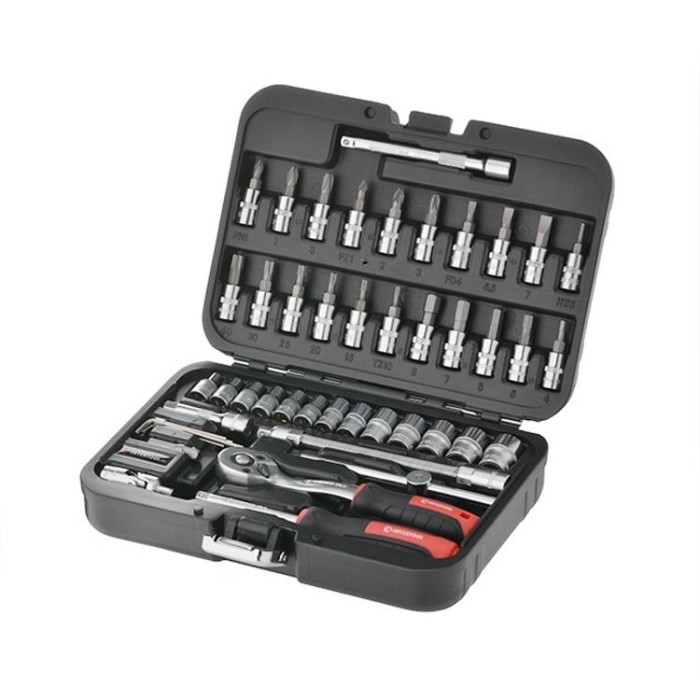 купить купить Набор инструментов 46 ед. STORM, 1/4&quot;, Сr-V INTERTOOL ET-8046  