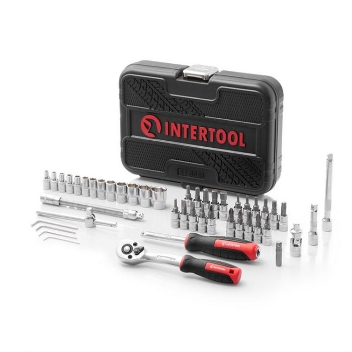 купить купить Набор инструментов 46 ед. STORM, 1/4&quot;, Сr-V INTERTOOL ET-8046  
