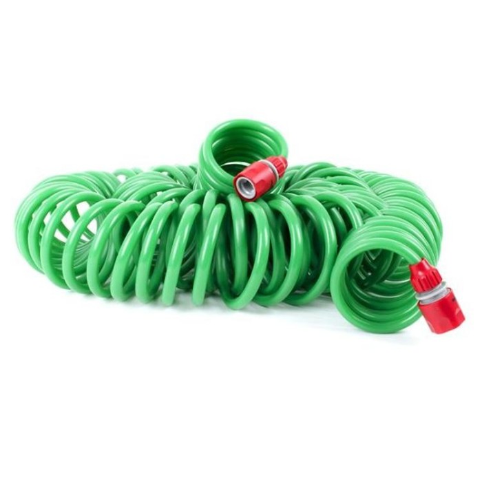 купить купить Шланг для полива спиральный 30 м с конекторами INTERTOOL GE-4003  