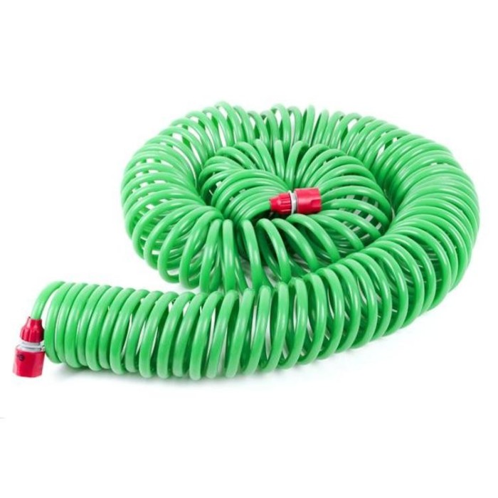купить купить Шланг для полива спиральный 30 м с конекторами INTERTOOL GE-4003  