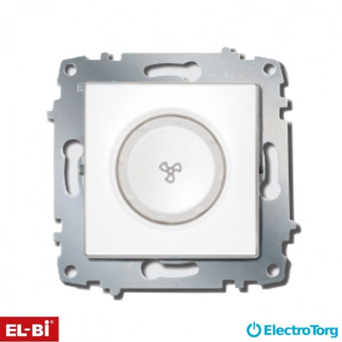 купить купить Регулятор вентилятора 220V ZENA модуль белый EL-BI  