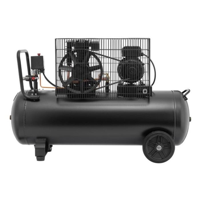 купить купить Компрессор 100л, 1.8кВт, 220В, 10атм, 250л/мин INTERTOOL PT-0012  