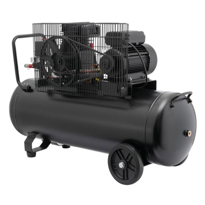 купить купить Компрессор 100л, 1.8кВт, 220В, 10атм, 250л/мин INTERTOOL PT-0012  