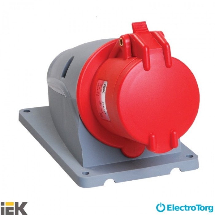 купить купить Розетка стационарная ССИ-114 16А-6ч/380-415В 3Р+РЕ IP44 MAGNUM ИЭК (IEK)  