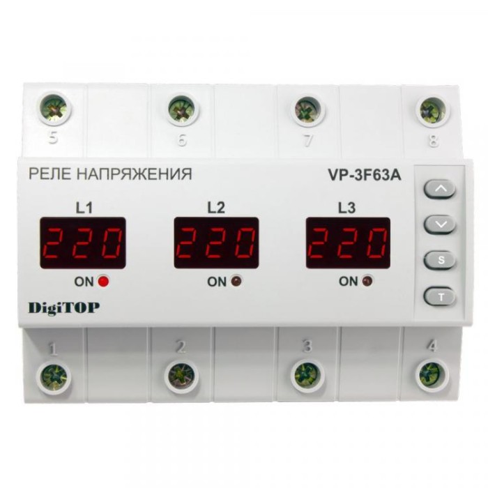 купить купить Реле напряжения DigiTOP VP-3F63A  