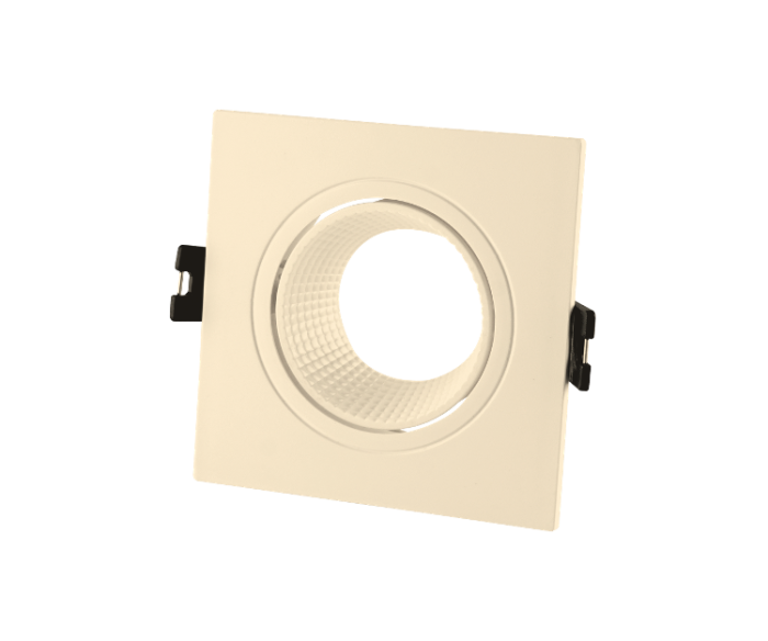 Корпус для світильника LEBRON L-DL-S-Wh, MR16, вбудований поворотний, білий, пластик