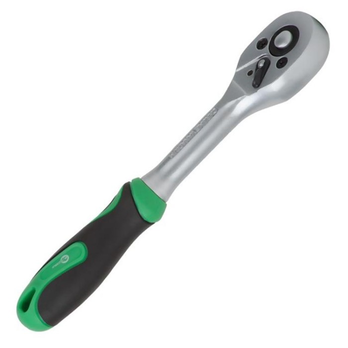 купить купить Рукоятка с храповым механизмом на 72 зуба 1/4&quot;, Cr-v. INTERTOOL HT-2124  
