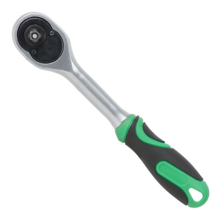 купить купить Рукоятка с храповым механизмом на 72 зуба 1/4&quot;, Cr-v. INTERTOOL HT-2124  