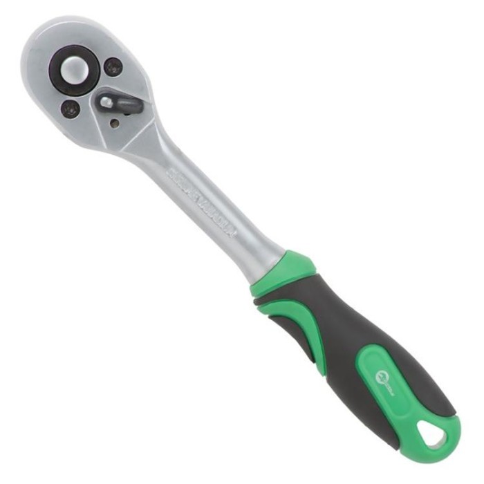 купить купить Рукоятка с храповым механизмом на 72 зуба 1/4&quot;, Cr-v. INTERTOOL HT-2124  