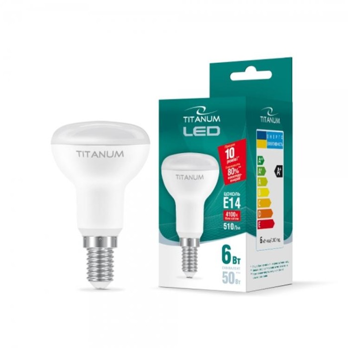 купить купить LED лампа R50 6W E14 4100K TITANUM  