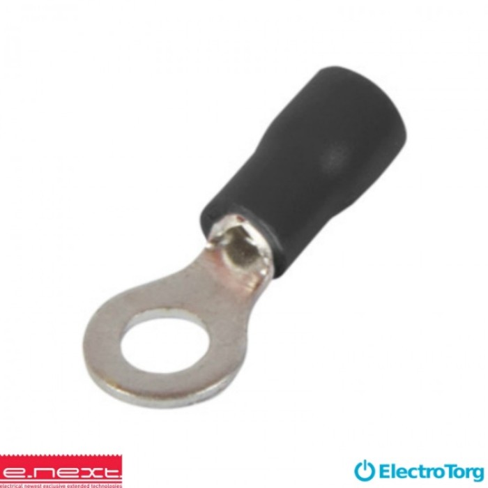купить купить Изолированный наконечник e.terminal.stand.rv1.1,25.6.black 0.5-1.5 кв.мм, черный E-NEXT  