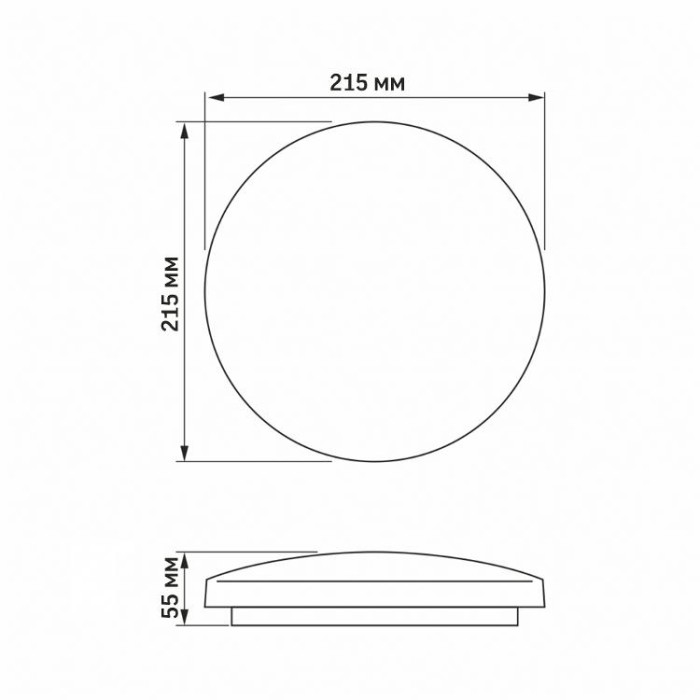 купить купить LED світильник настінно-стельовий TITANUM 12W 5000K Зоряне небо  