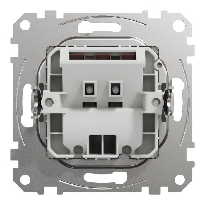 Розетка для виводу кабеля Білий Sedna Design Schneider Electric