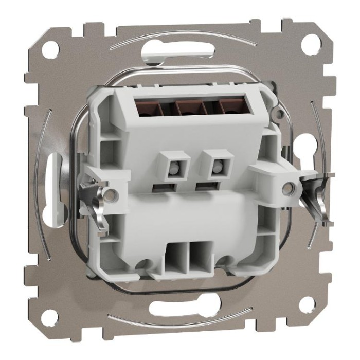 Розетка для виводу кабеля Білий Sedna Design Schneider Electric