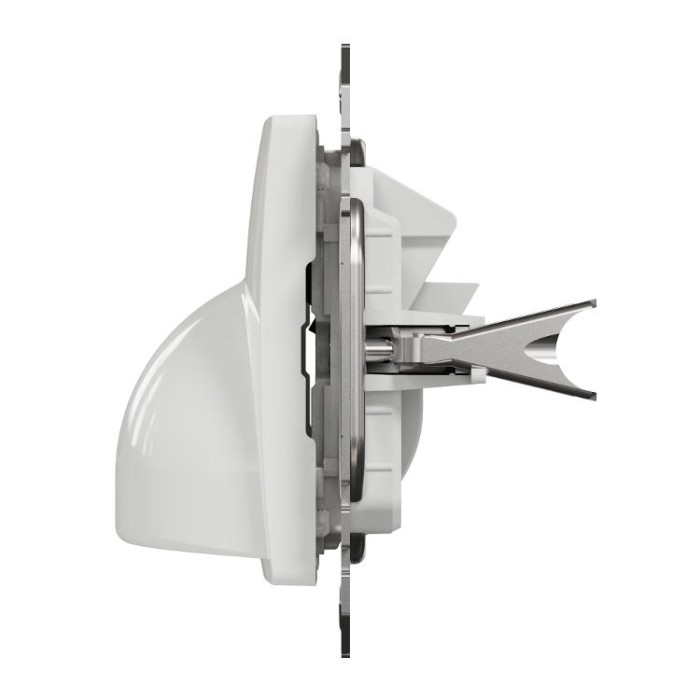 Розетка для виводу кабеля Білий Sedna Design Schneider Electric