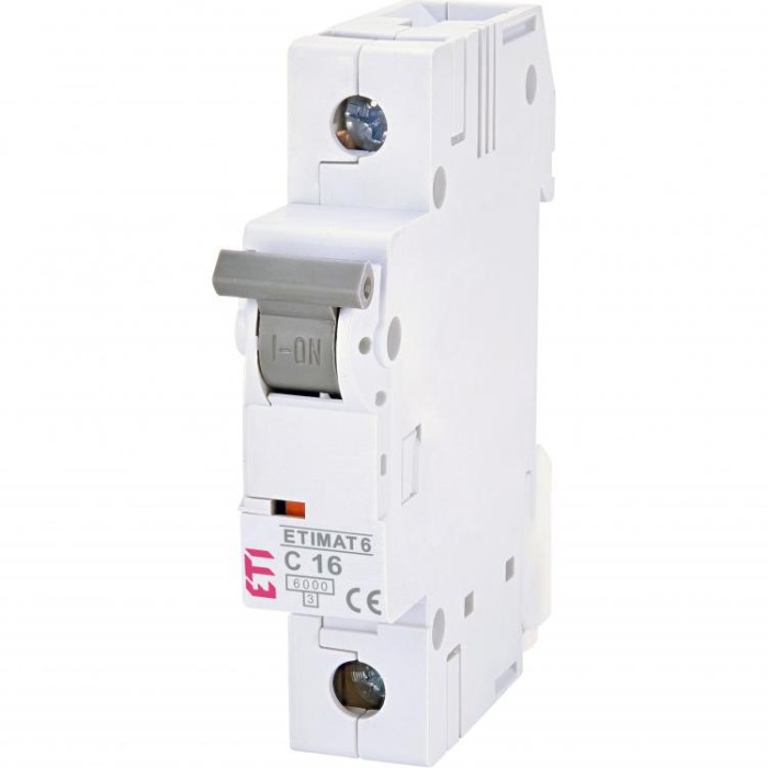 купить купить Автоматичний вимикач ETIMAT 6 1p C 16А (6 kA) ETI  