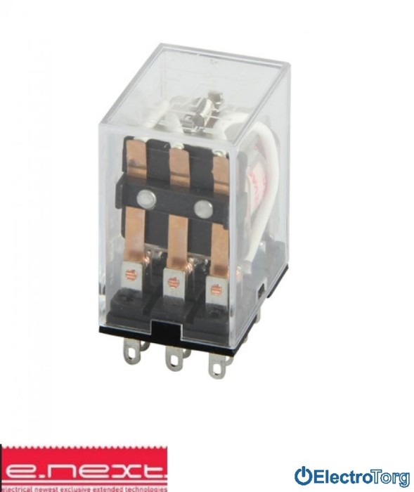 купить купить Реле промежуточное e.control.p531, 5А, 12В DC, на 3 группы контактов, катушка E.NEXT(Енекст)  